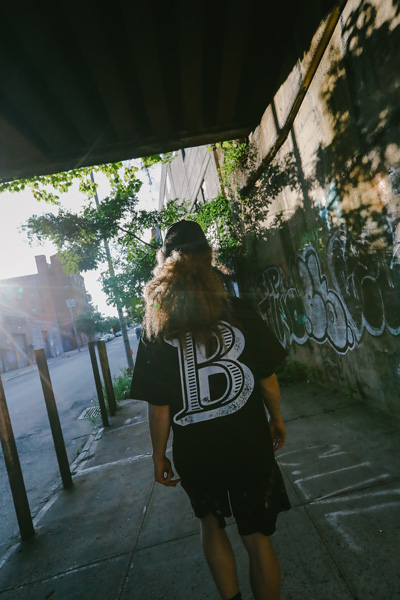 A person walking on the street